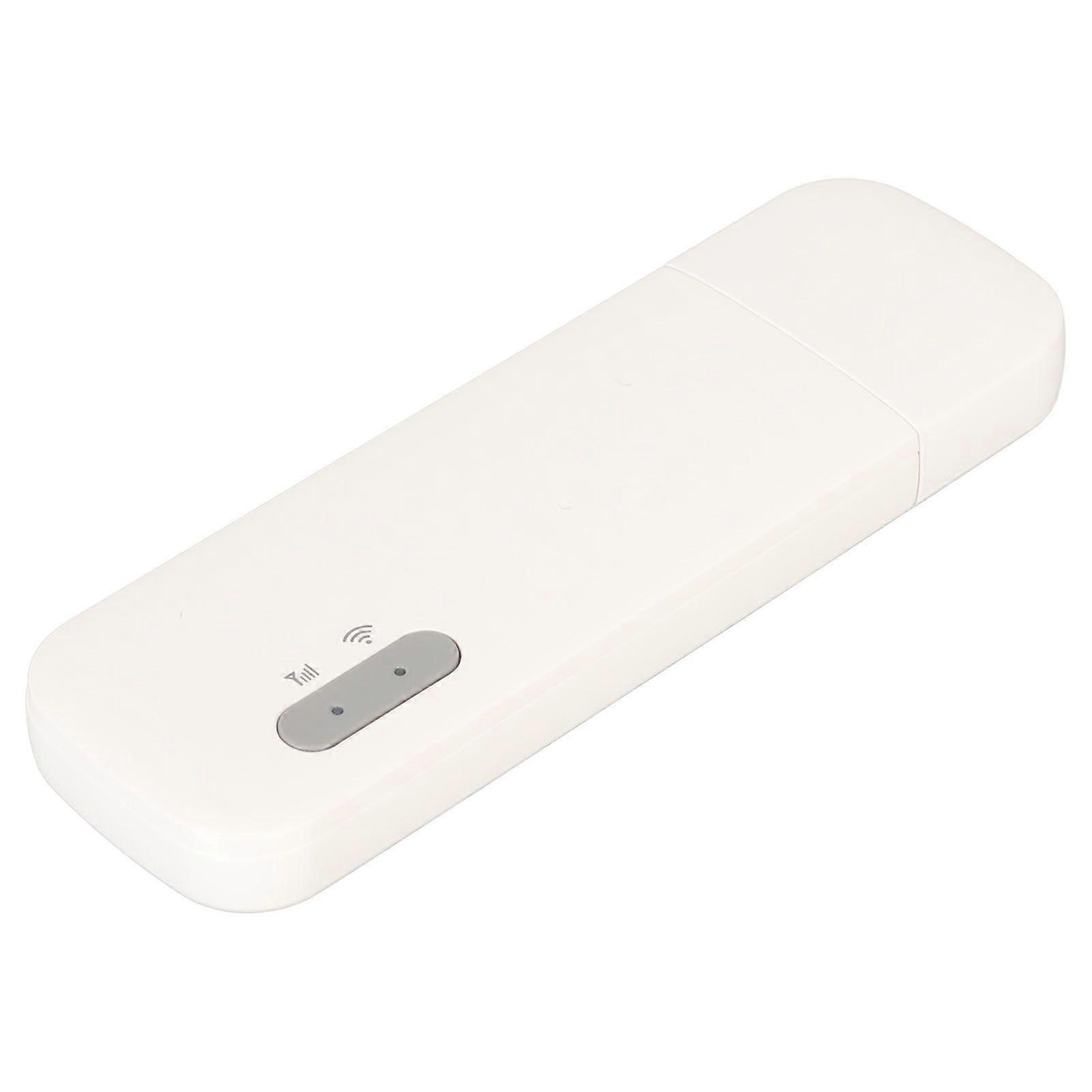 4G USB WiFi 10 Devices Connection Support Portable Router Mobile WiFi Hotspot with Micro SIM Card Slot for Phone White