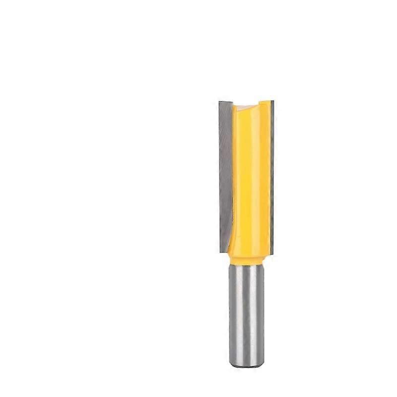 Straight Bit Router Bit, 1/2-In Shank, 3/4-In Cutting Diameter, 50mm Overall Length, Carbide End Mill For Woodworking