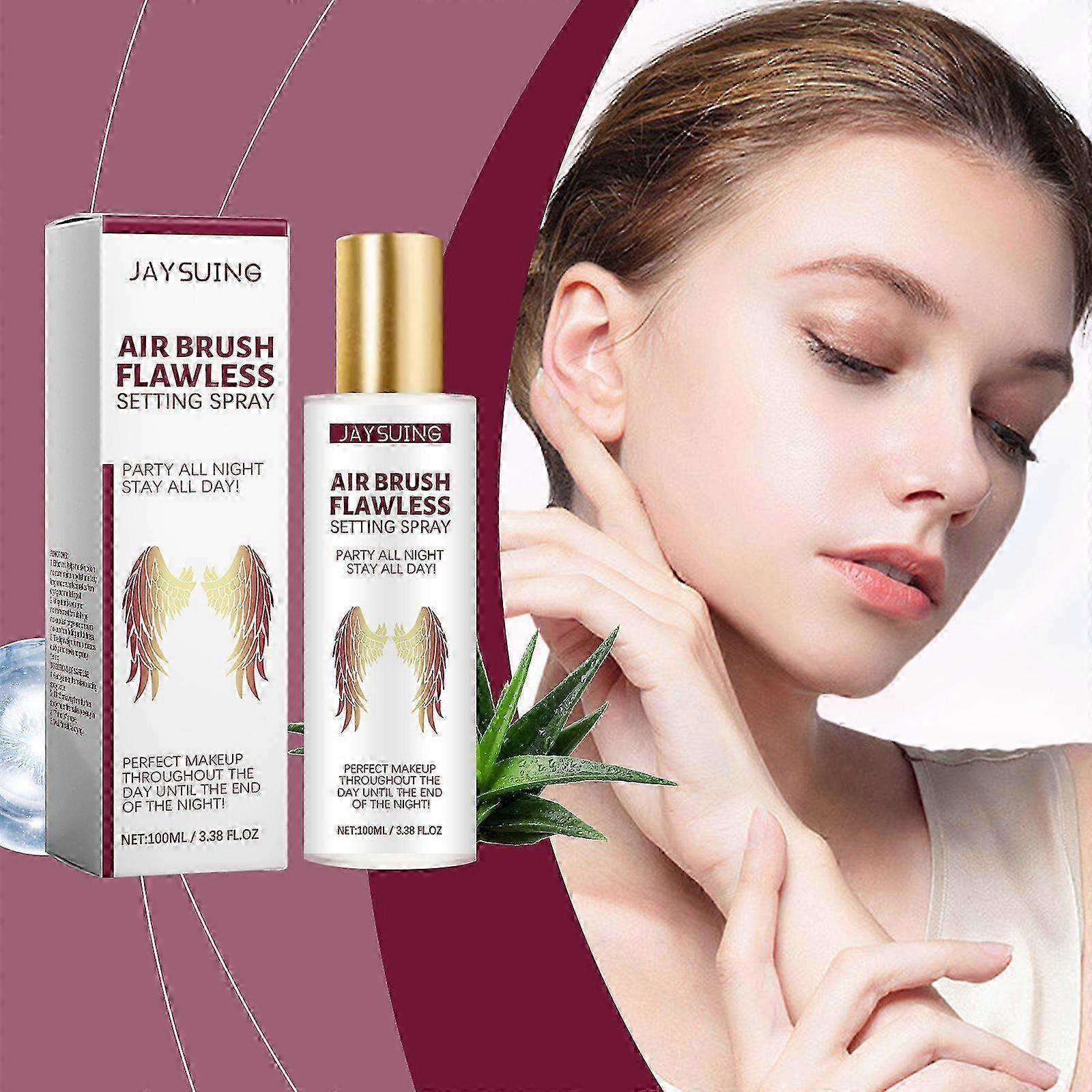 Portable Makeup Setting Spray - 100ml Long-Lasting Up to 16 Hours - Airbrush Flawless Finish for Natural Moisturizing