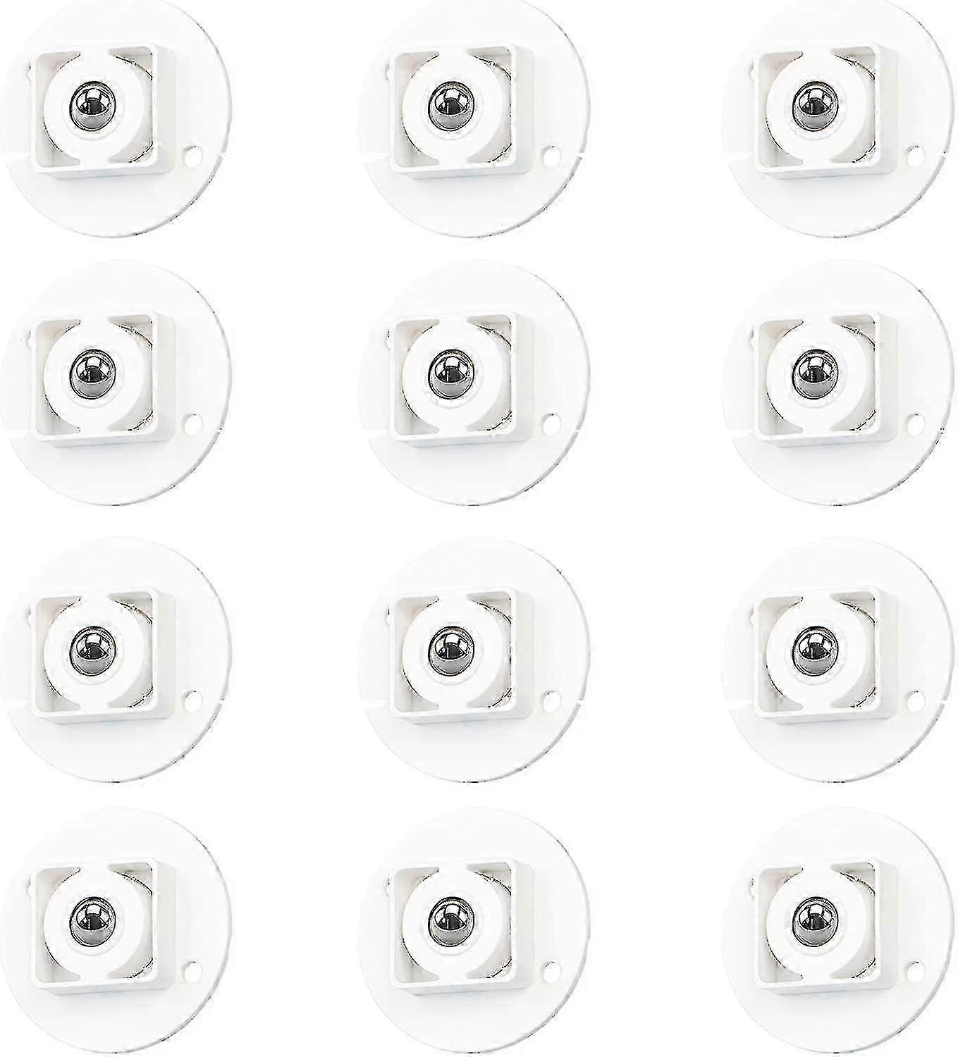 12 Pcs Self Adhesive Transfer Casters,transfer Ball Casters Solid P...