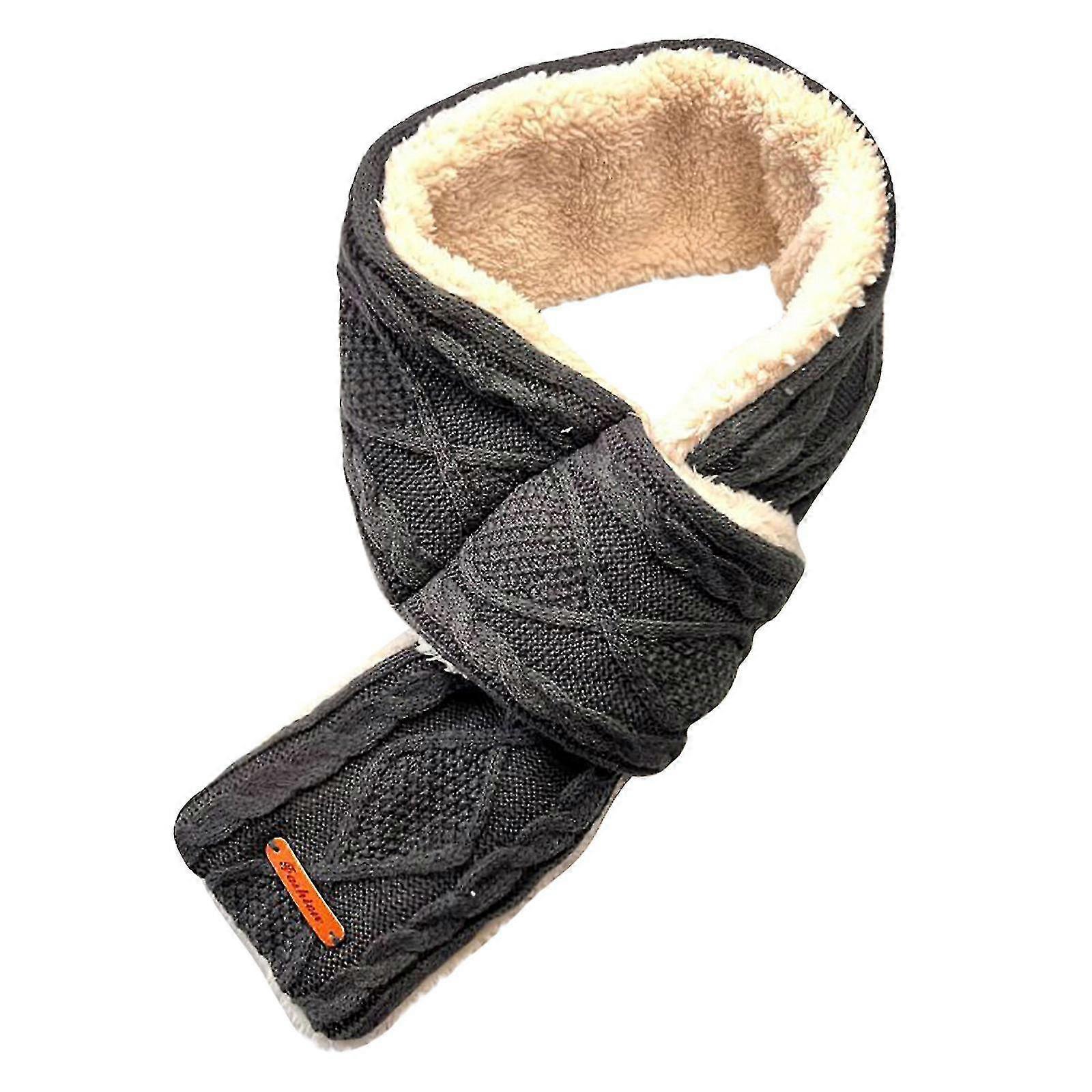 Electric heating scarf, made of polyester fiber, with three-level temperature adjustment and USB power supply