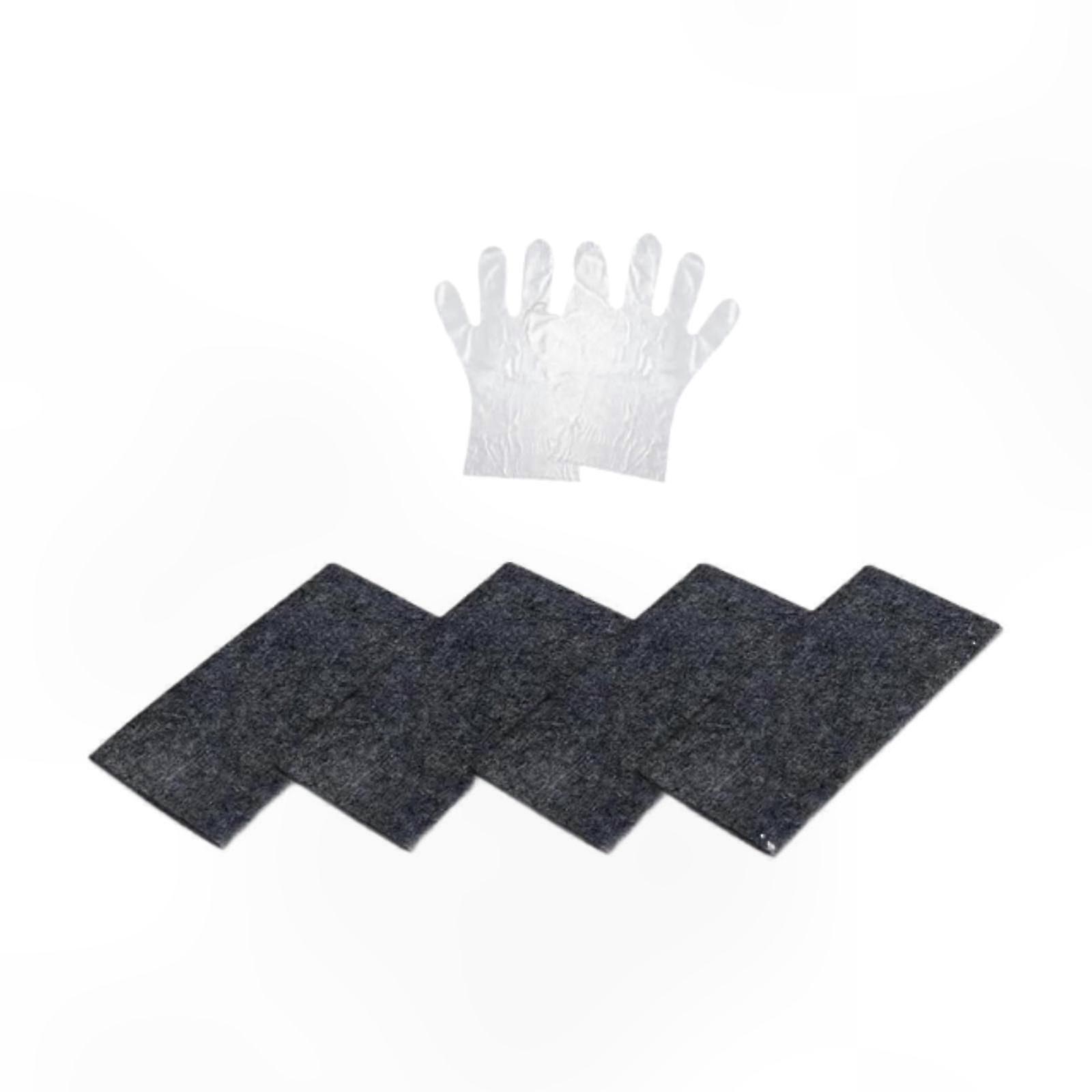 4-Pack Nano Sparkle Cloths for Vehicle Scratch Repair and Surface Care