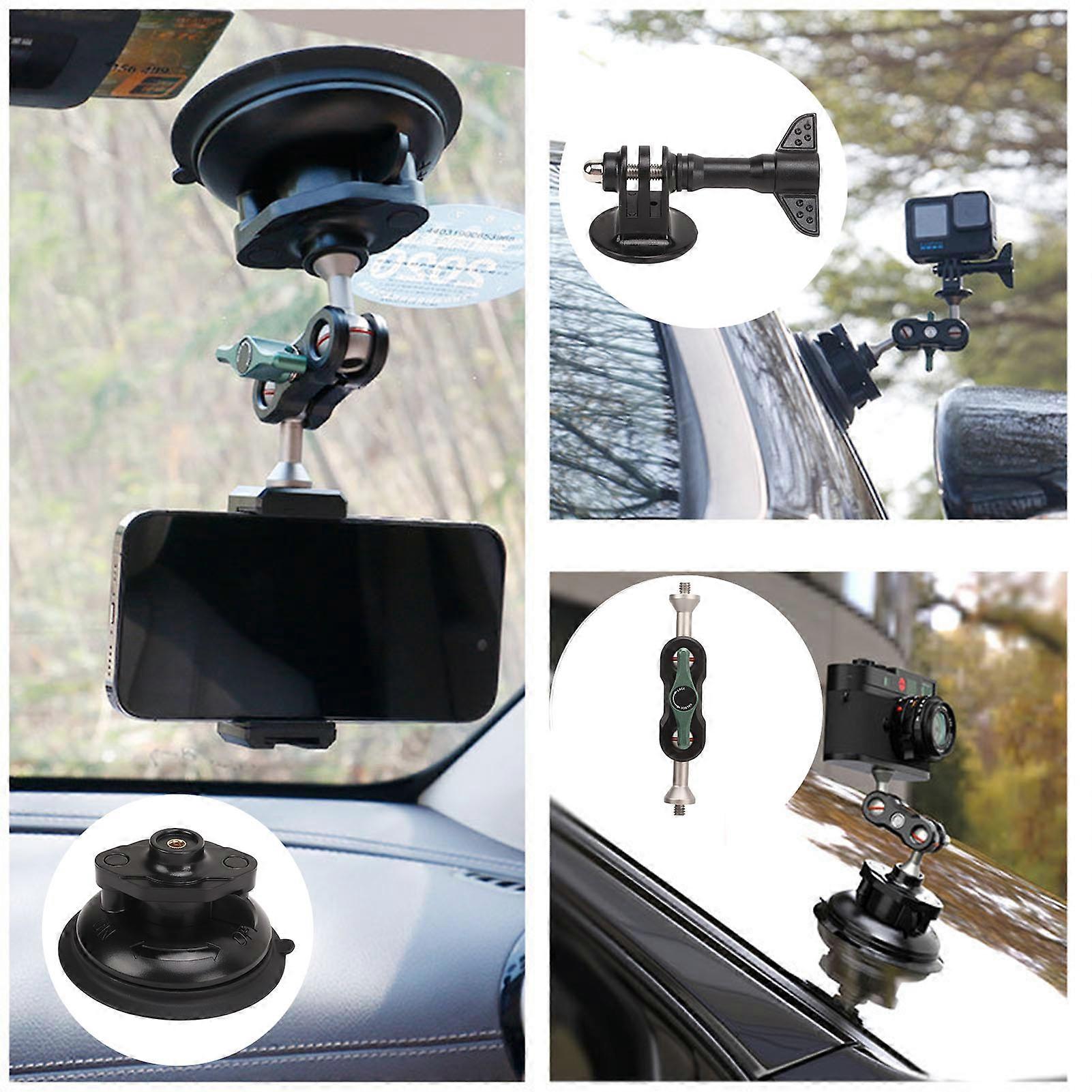 Car Windshield Suction Cup Mount 1/4 Inch Thread for Hero 11/10/9