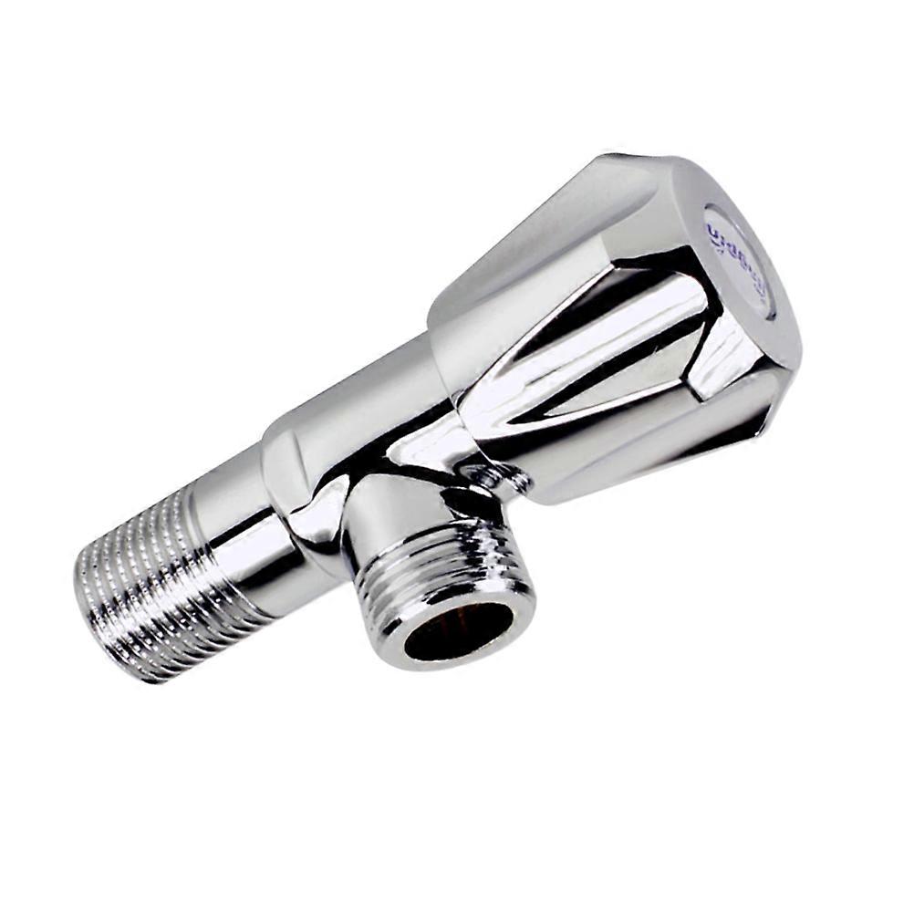 Stainless Steel Bathroom Angle Valve for Hot & Cold Water Shut Off – Durable, Easy Installation, Suitable for Sinks, Showers, and Garden Irrigation