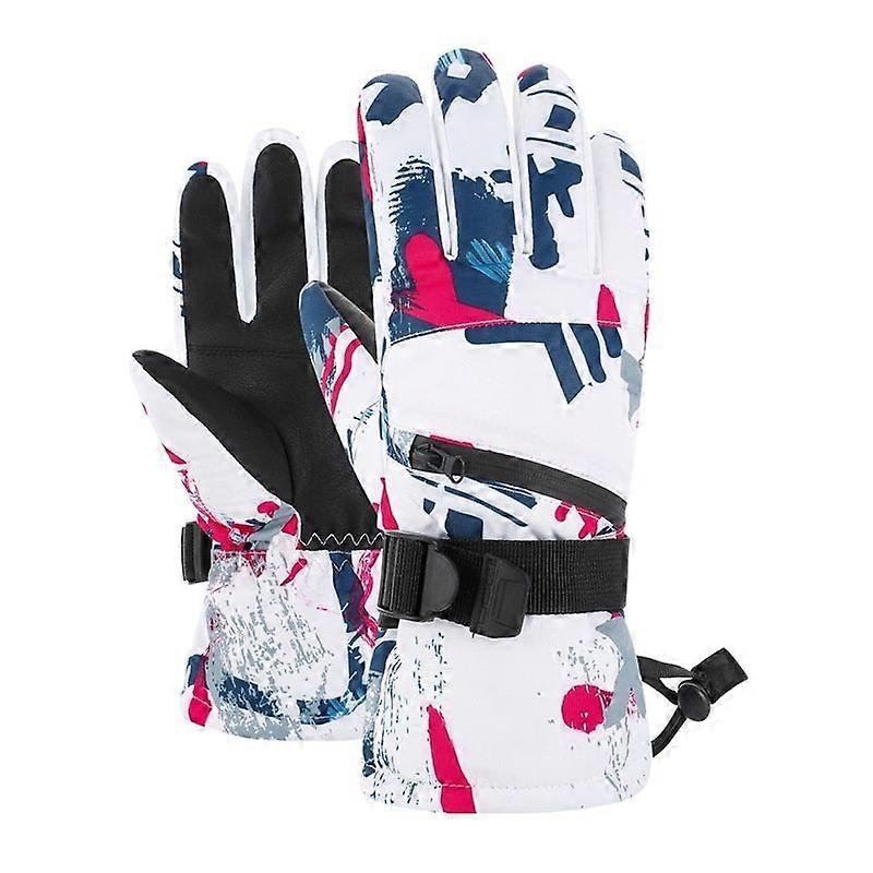 Ski Gloves Touchscreen - 29C Cold Protection Winter Gloves for Skiing, Snowboarding, Cycling, Running, Mountaineering, Portable