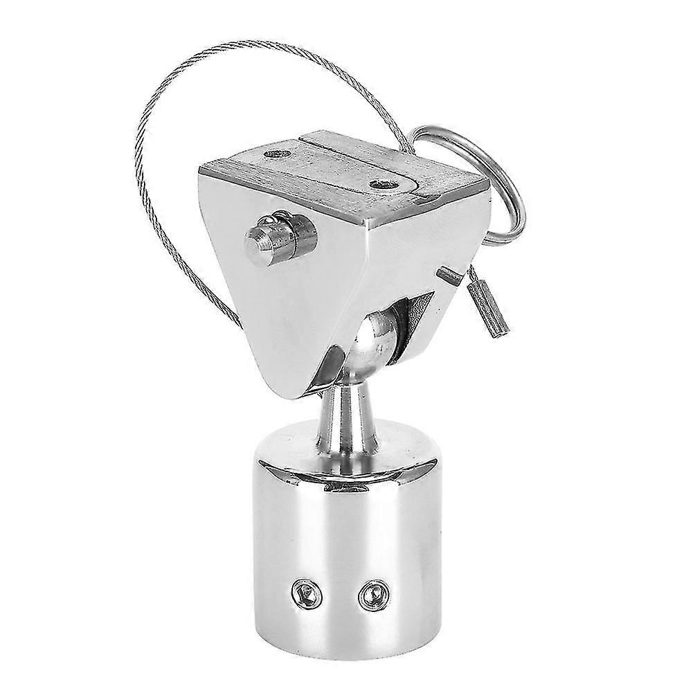 180 Rotatable Boat Deck Hinge Connector Stainless Steel Marine Hardware Polished Mirror Part22mm / 0.87in