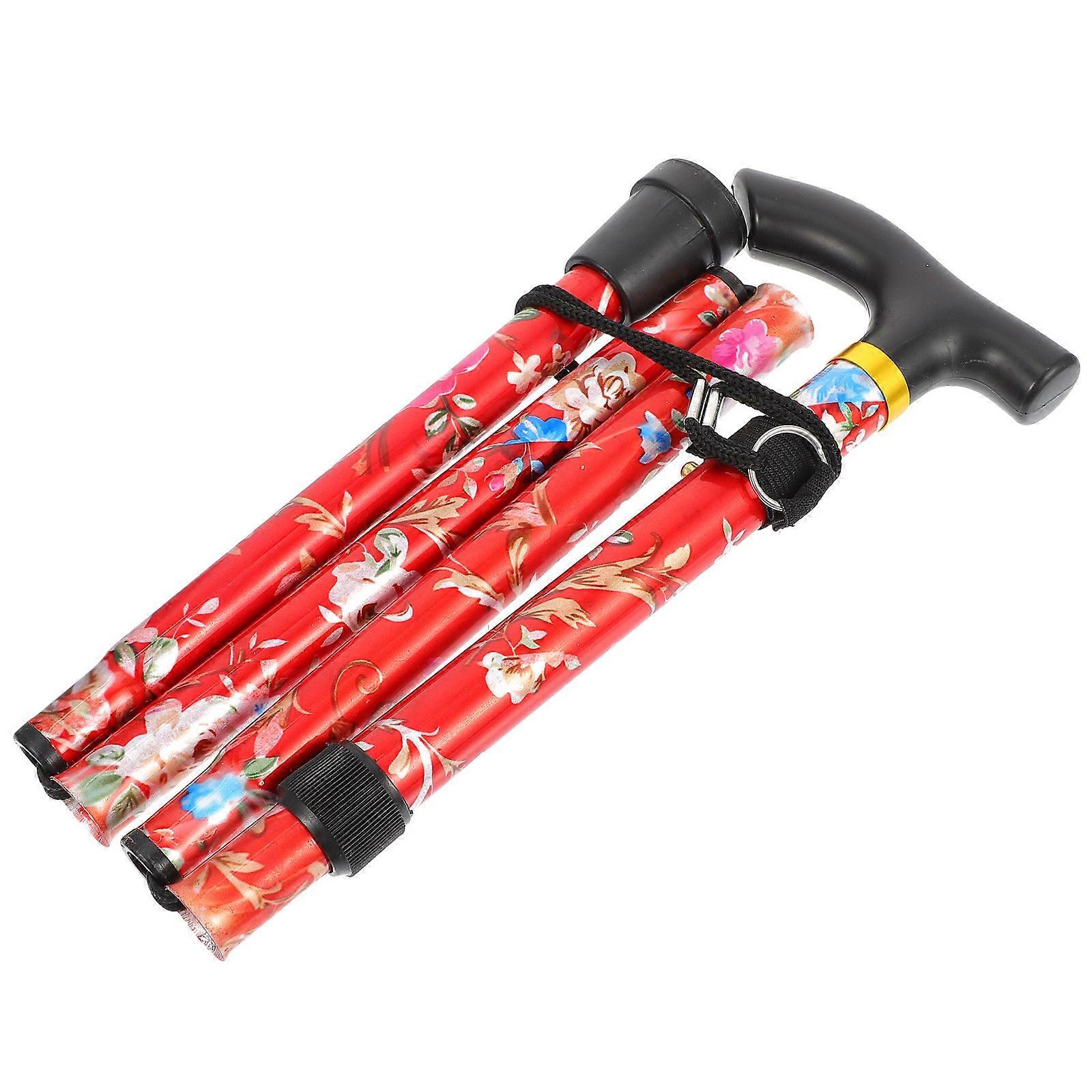 Adjustable Trekking Pole for Outdoor Use 1Pcs Collapsible Alpenstock