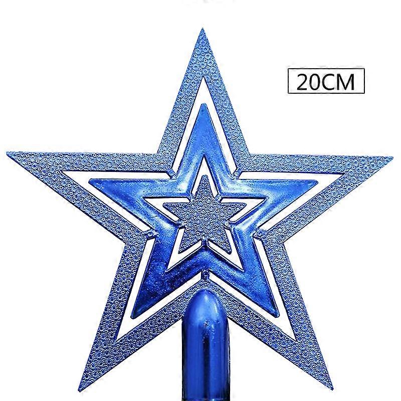 Christmas Tree Star Topper Five Pointed Star Decoration for 1 Piece