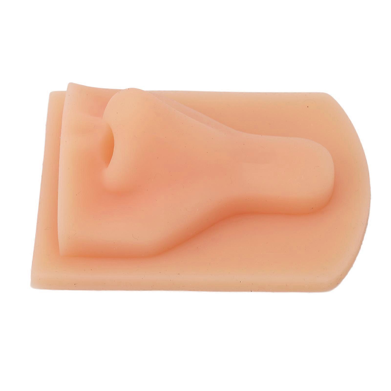 Silicone Nose Model 9.5x7x4.5cm Flexible Soft Simulation Teaching Tool