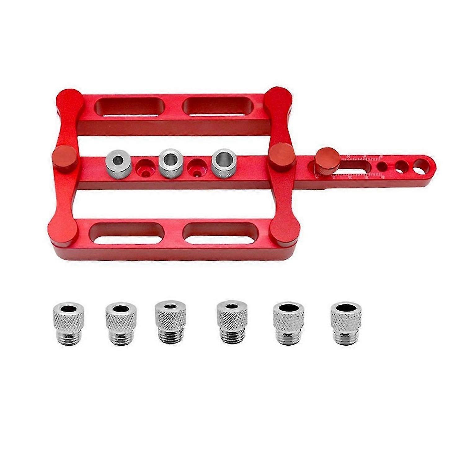 Self Centering 6/8/10mm Dowels Jig, Woodworking Positioner Locator