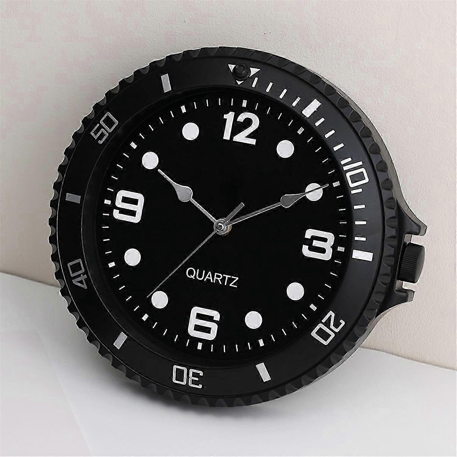 Wall clock modern design silent quartz needle wall clock Green