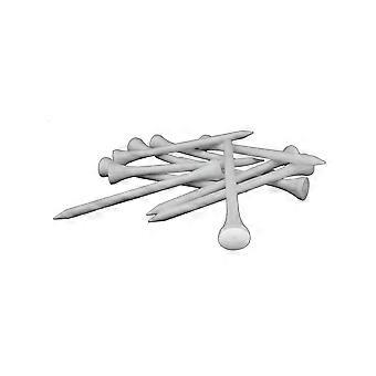 Gamola Golf 500 White Wooden 83mm 3 1/4 Golf Tees