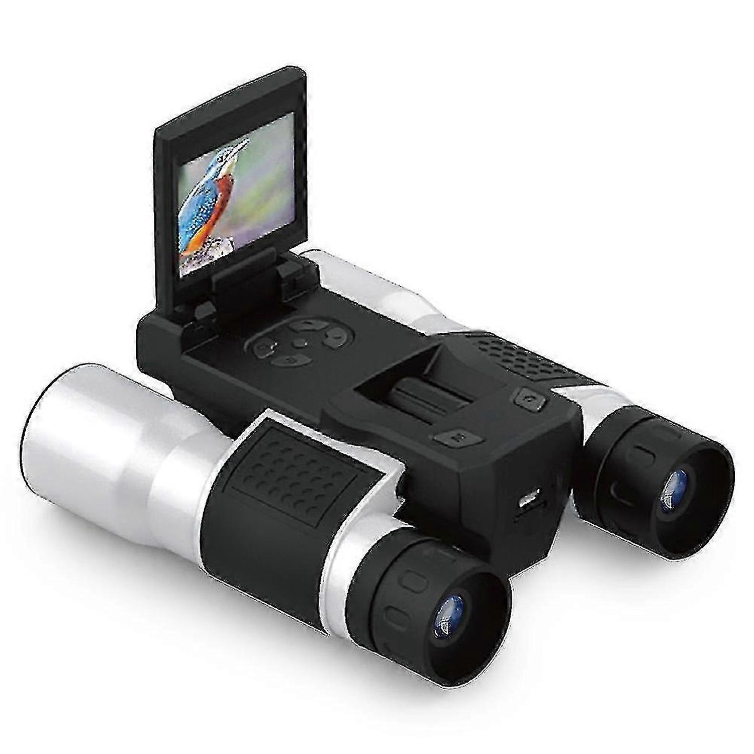 12x32 Digital Binoculars Camera Telescope 2 Inch Rotating Lcd Display 5mp Video Photo Recorder With