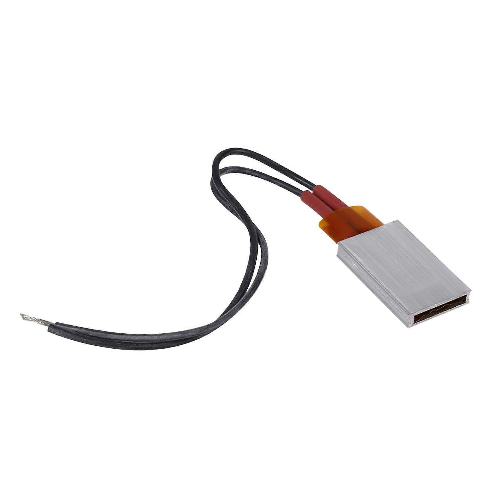 AC/DC 12V Thermostatic Aluminum Shell Ceramic Heating Plate Constant Temperature Heater 80
