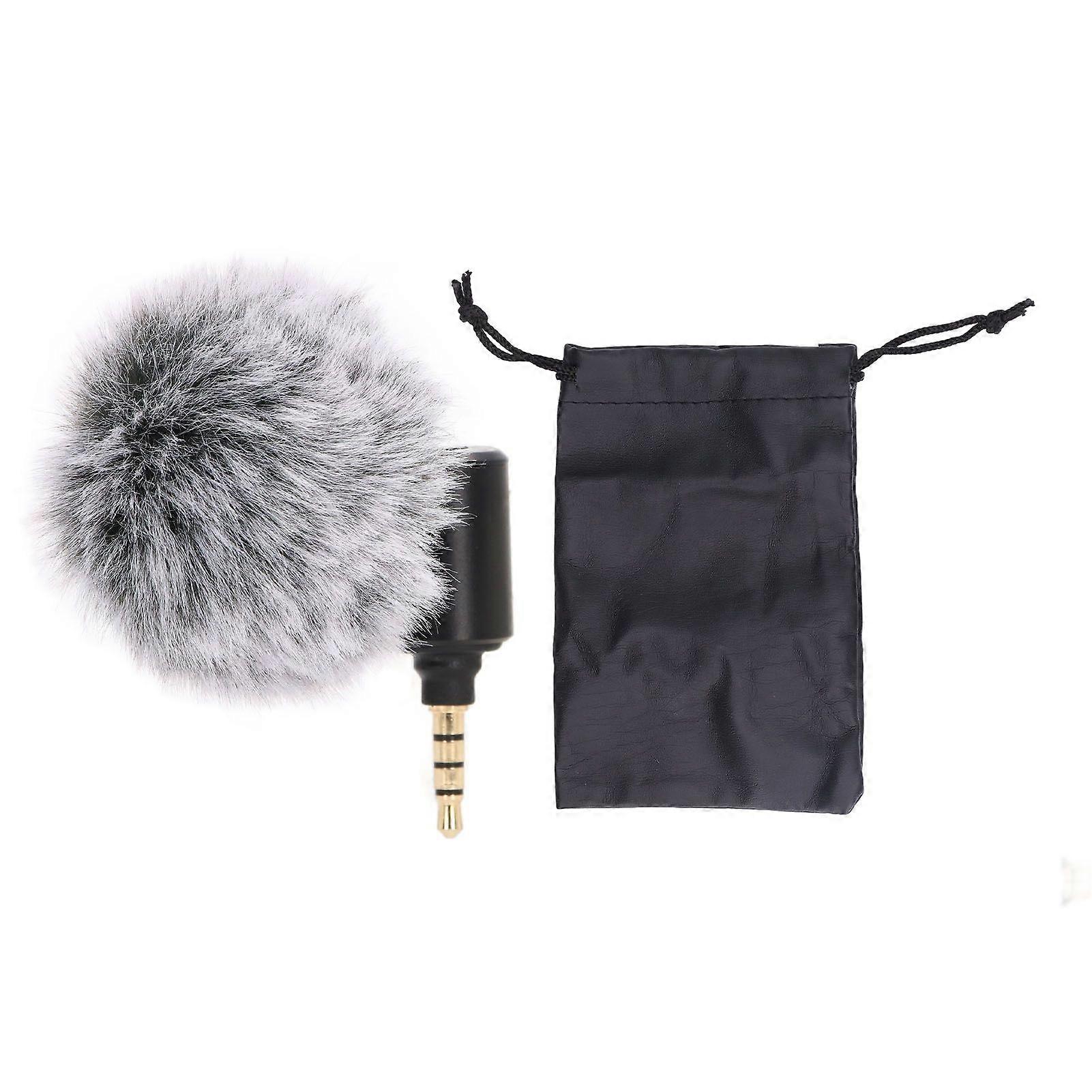 PULUZ Smartphone Microphone Plastic Metal 90 Degree Adjustable Noise Reduction Phone Accessories 3.5mm 22db3db