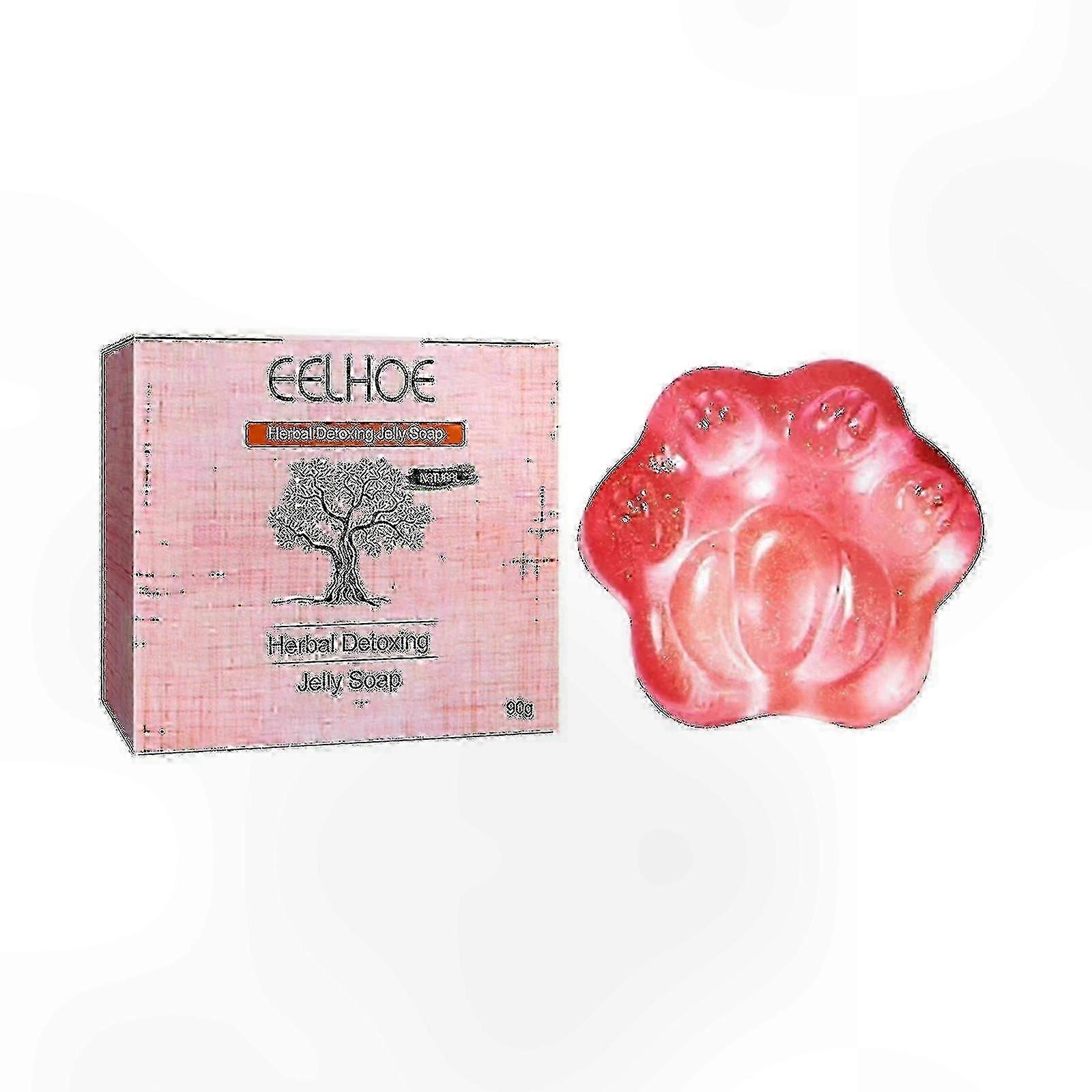 Herbal Extracts Jelly Soap for Deep Cleansing and Skin Tightening