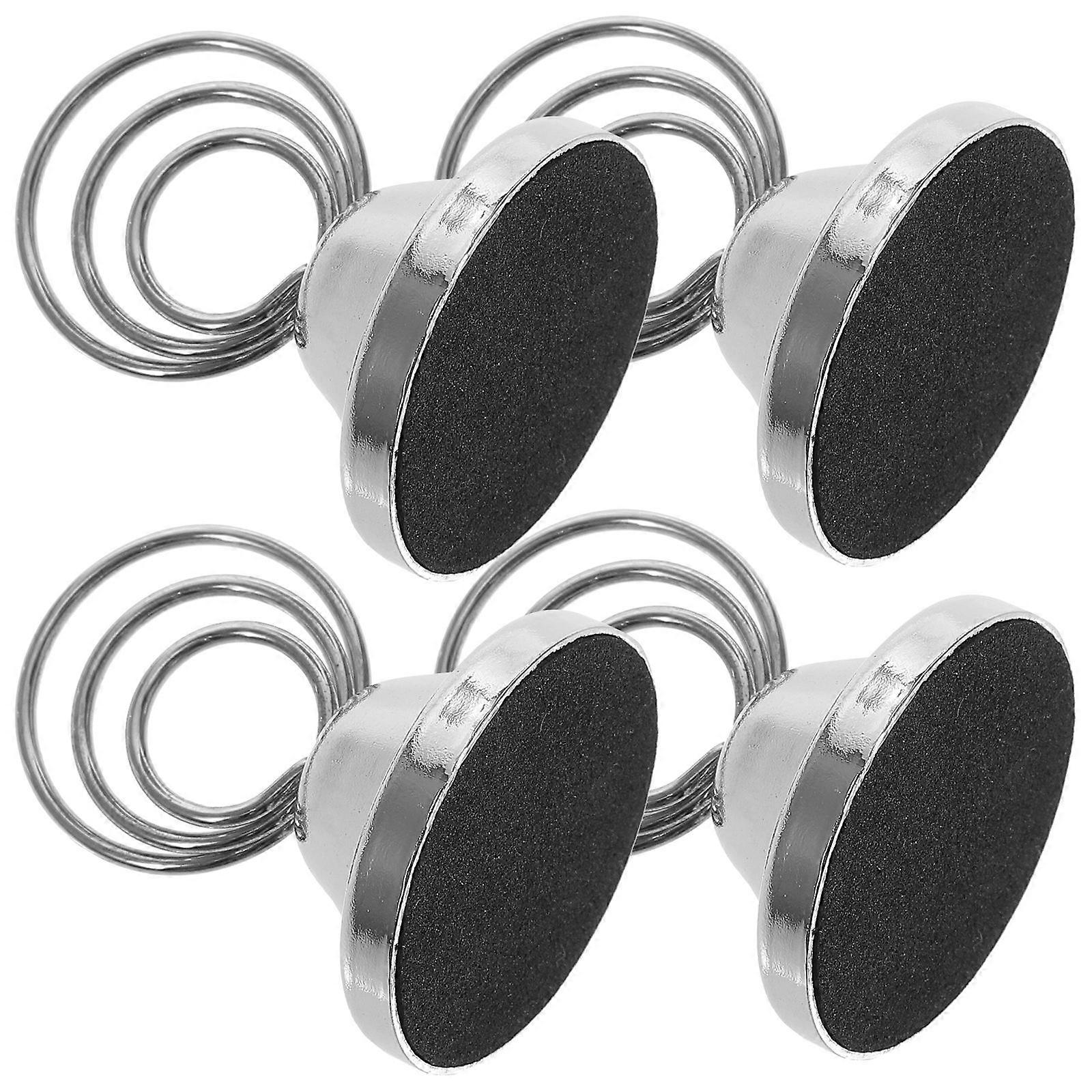 Table Number Holders Silver 4Pcs Metal with Stable Card Support and Space-Saving Design for Storage