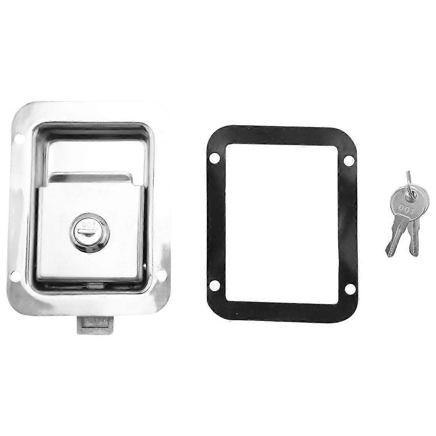 Paddle Slam Latch with Lock & Key Travel Trailer Lock