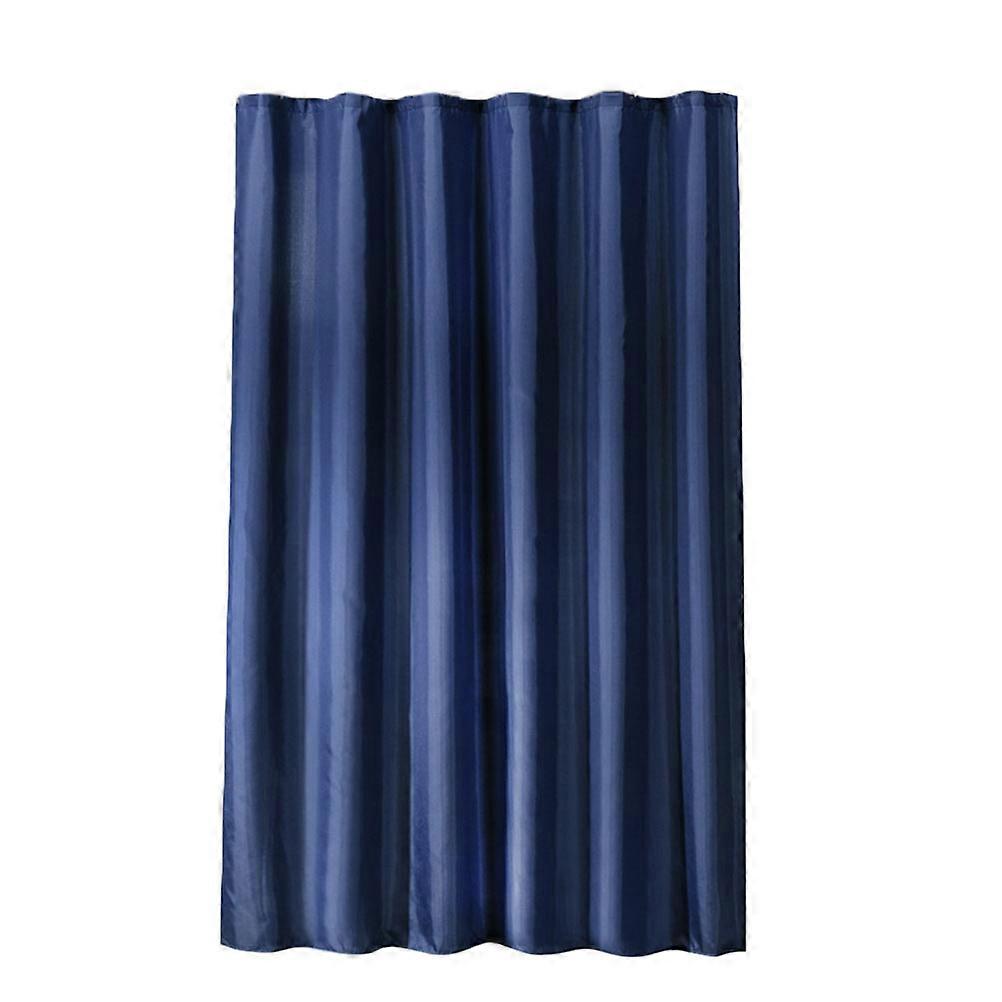 Waterproof Shower Curtain Thickened Bath Curtain for Bath Use Blue