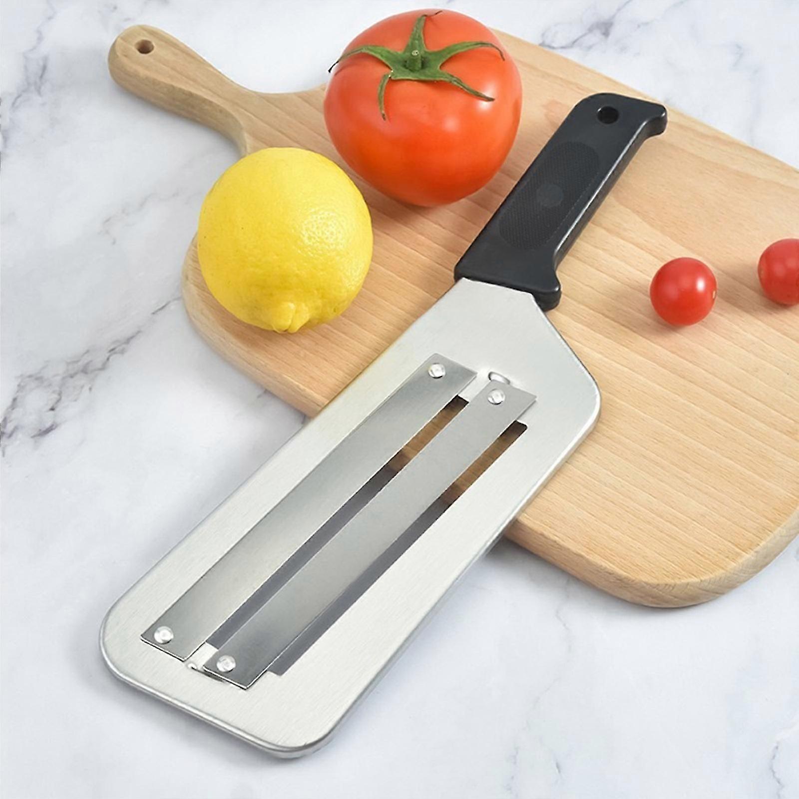 Vegetable chopper for coleslaw - cabbage shredder and lettuce cutter