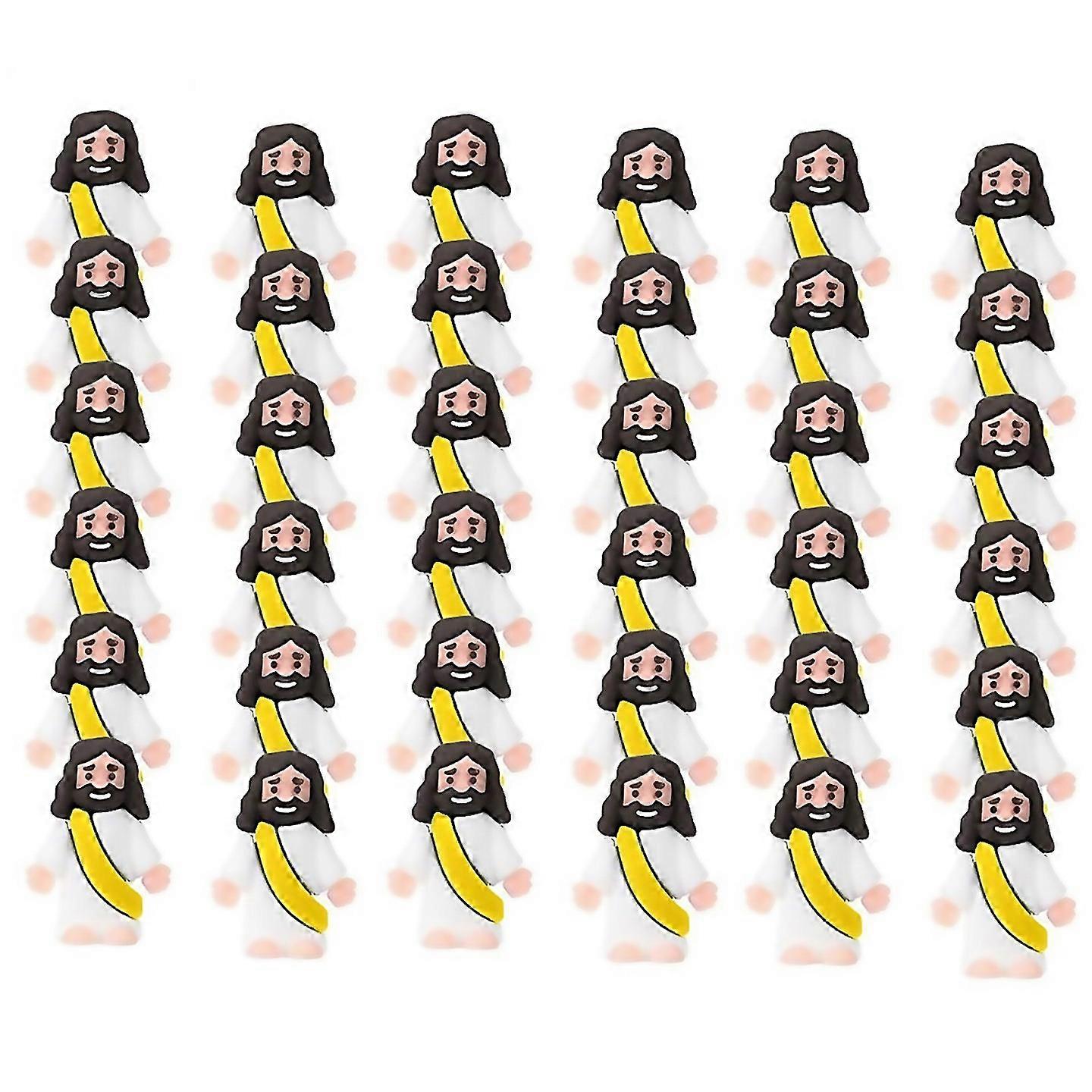 For Jesus Toy Easter Originaldesign Mini Rubber Jesus Figurine