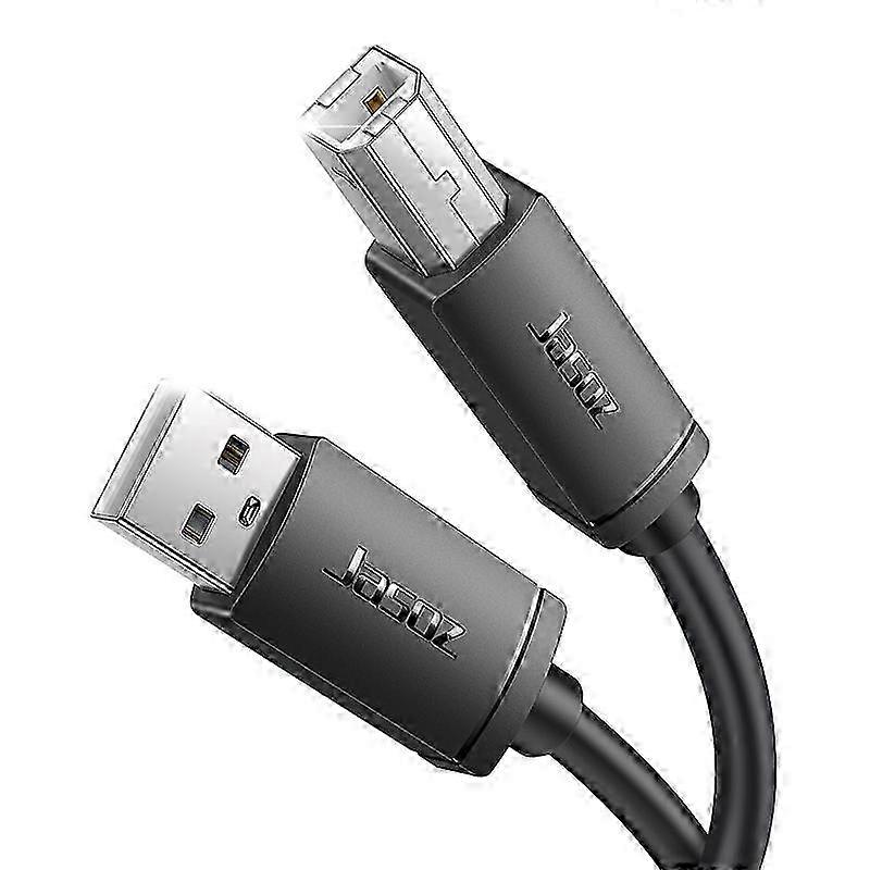3 PCS Jasoz USB Printing Data Cable Oxygen-Free Copper Core, Cable Length: 2m 2025