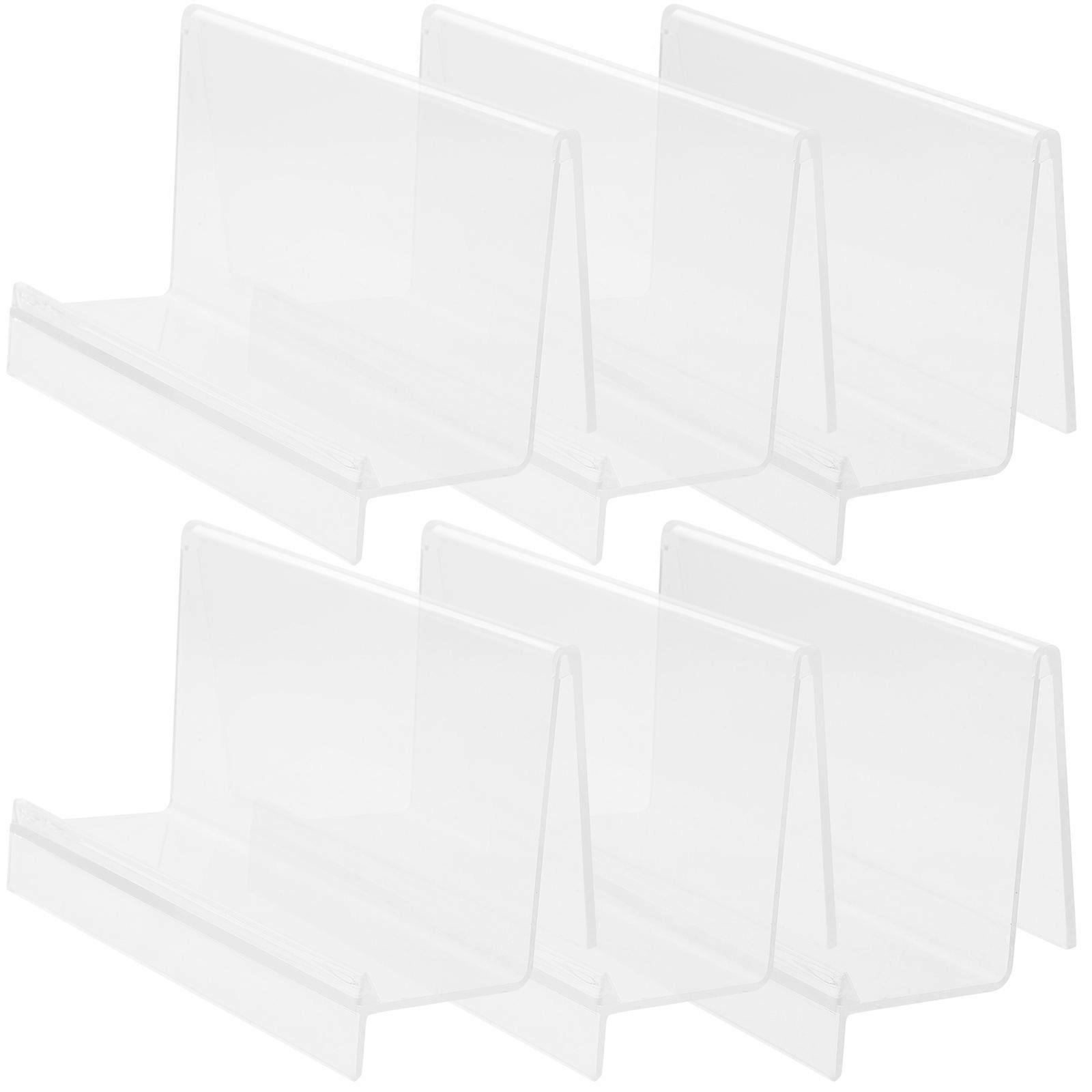 Transparent Wallet Display Stand for Home Use with 18Pcs Clear Organizer