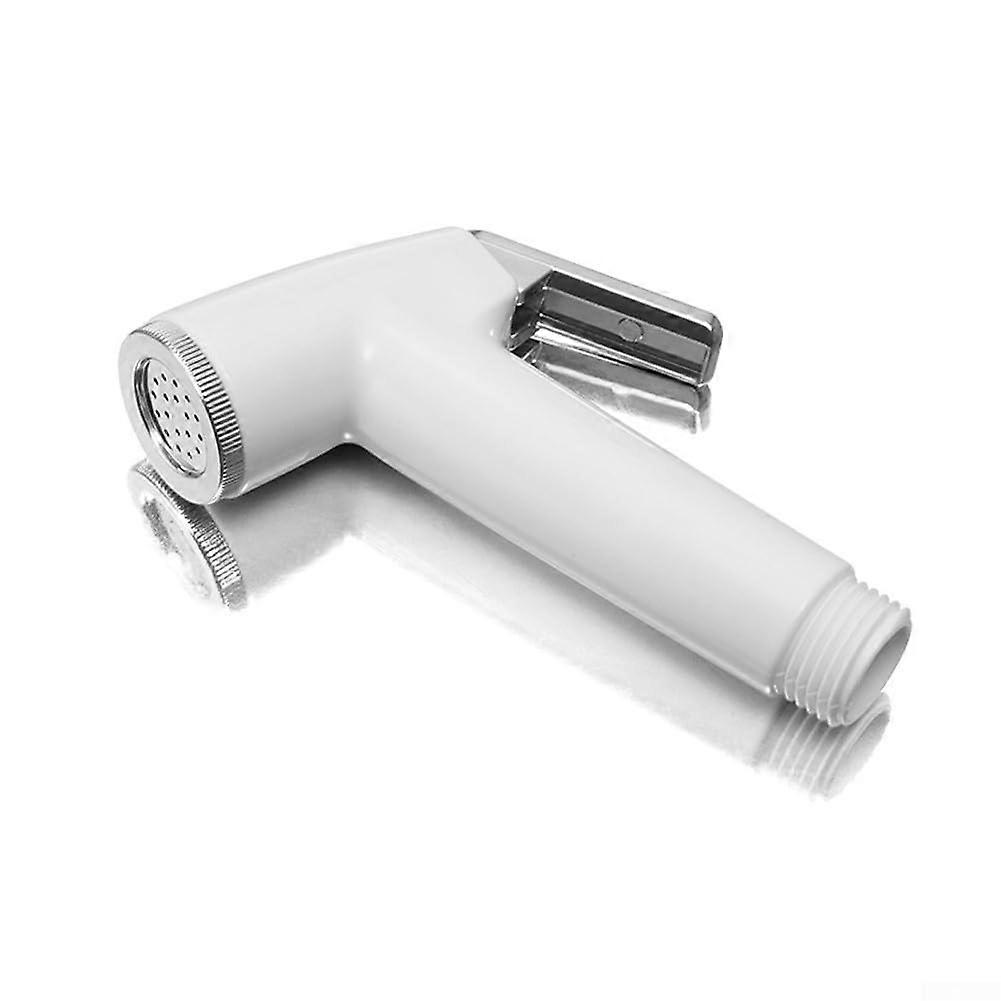 ABS Handheld Bidet Spray, ABS Plastic Construction, Universal Fit, Quick Connect, For Most Toilets, White