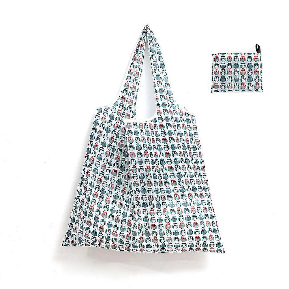 Portable Grocery Shoulder Bag for Women Assorted Color Foldable Large Square Storage 8Pcs