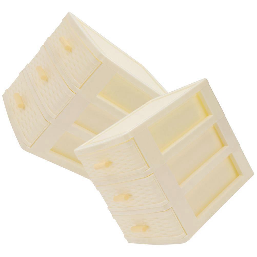 Rectangular Storage Cases For Bathroom Storage Modern Dresser Organizers 8 Pcs