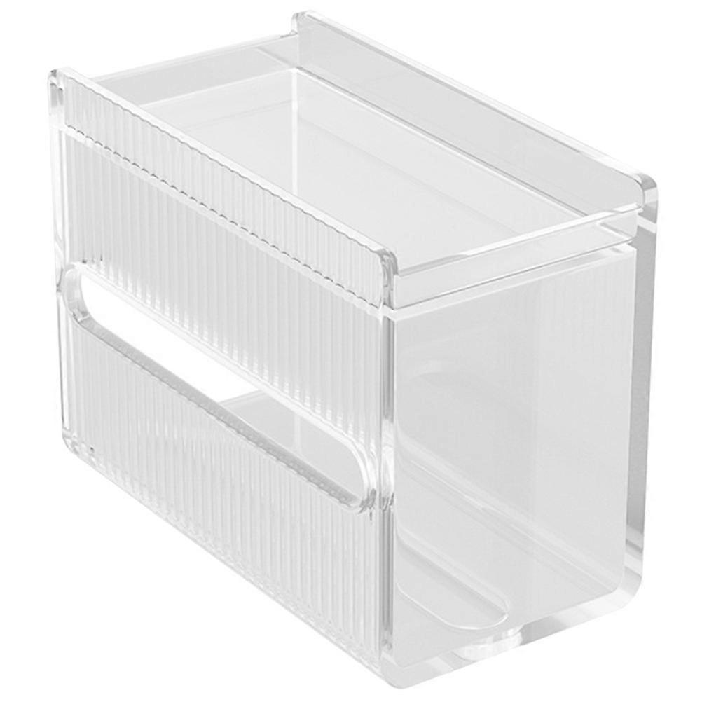 Modern Wall-Mounted Tissue Box 5Pcs For Bathroom Home Decor With Rectangular Shape And Storage Feature