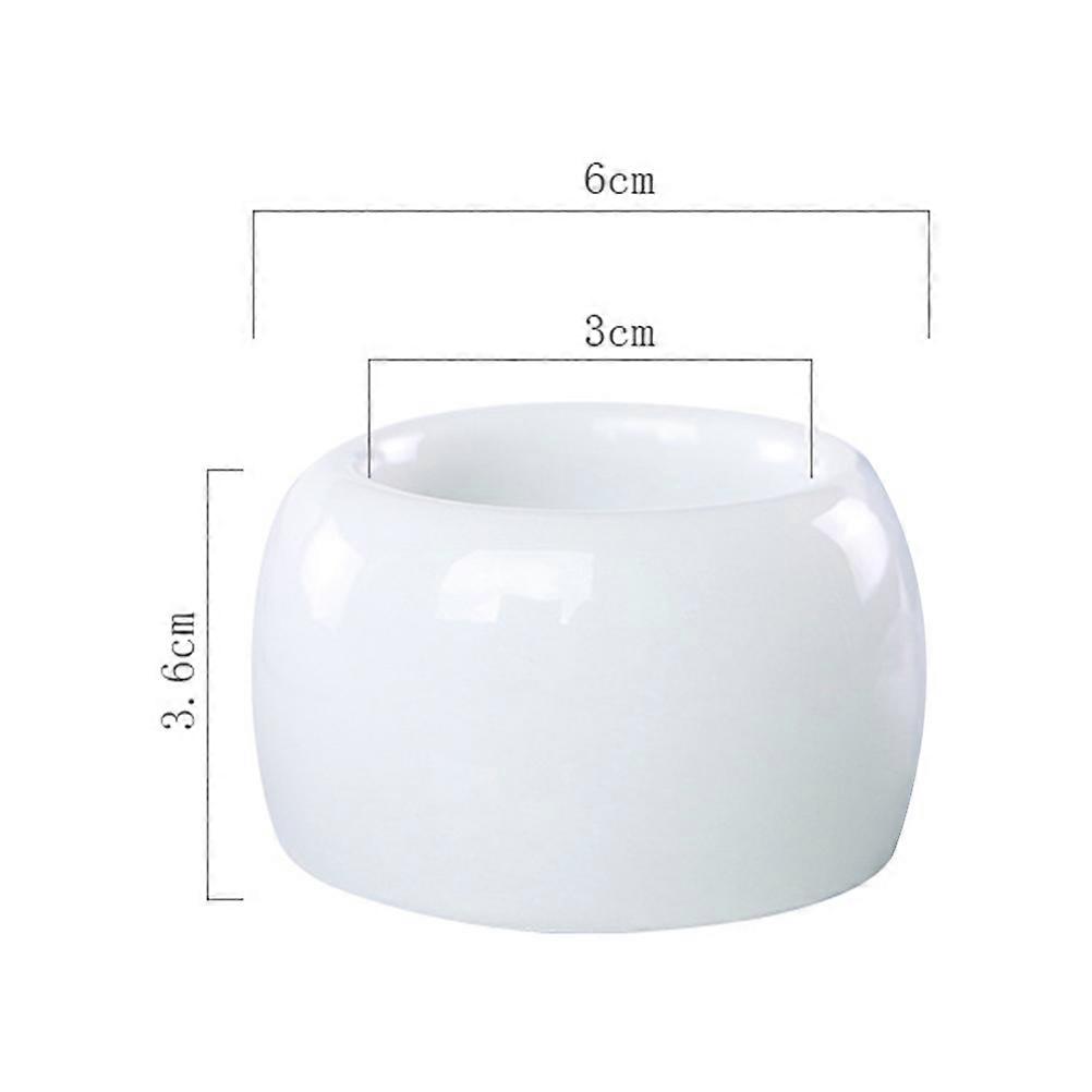 Desktop Toothbrush Container Rectangular Shape Bathroom Countertop Hygienic Storage White 2Pack