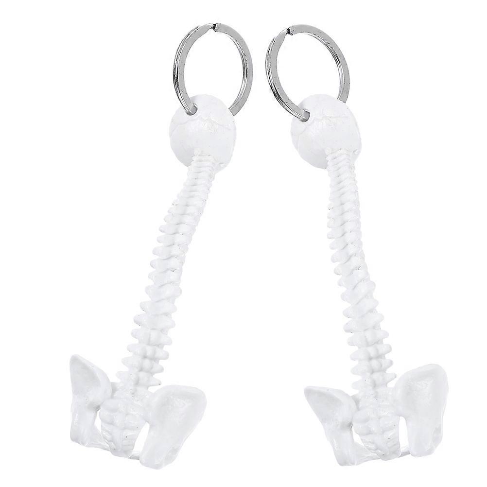 Spine Keychain for Medical Students Plastic Study Tools 6Pcs