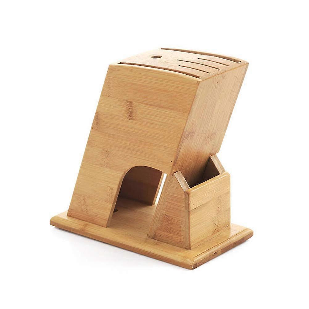 Storage Rack Material Holder Multi Partition Design 60 Degree Angle Hollow-Out For Use Light Brown Ventilation 1Set