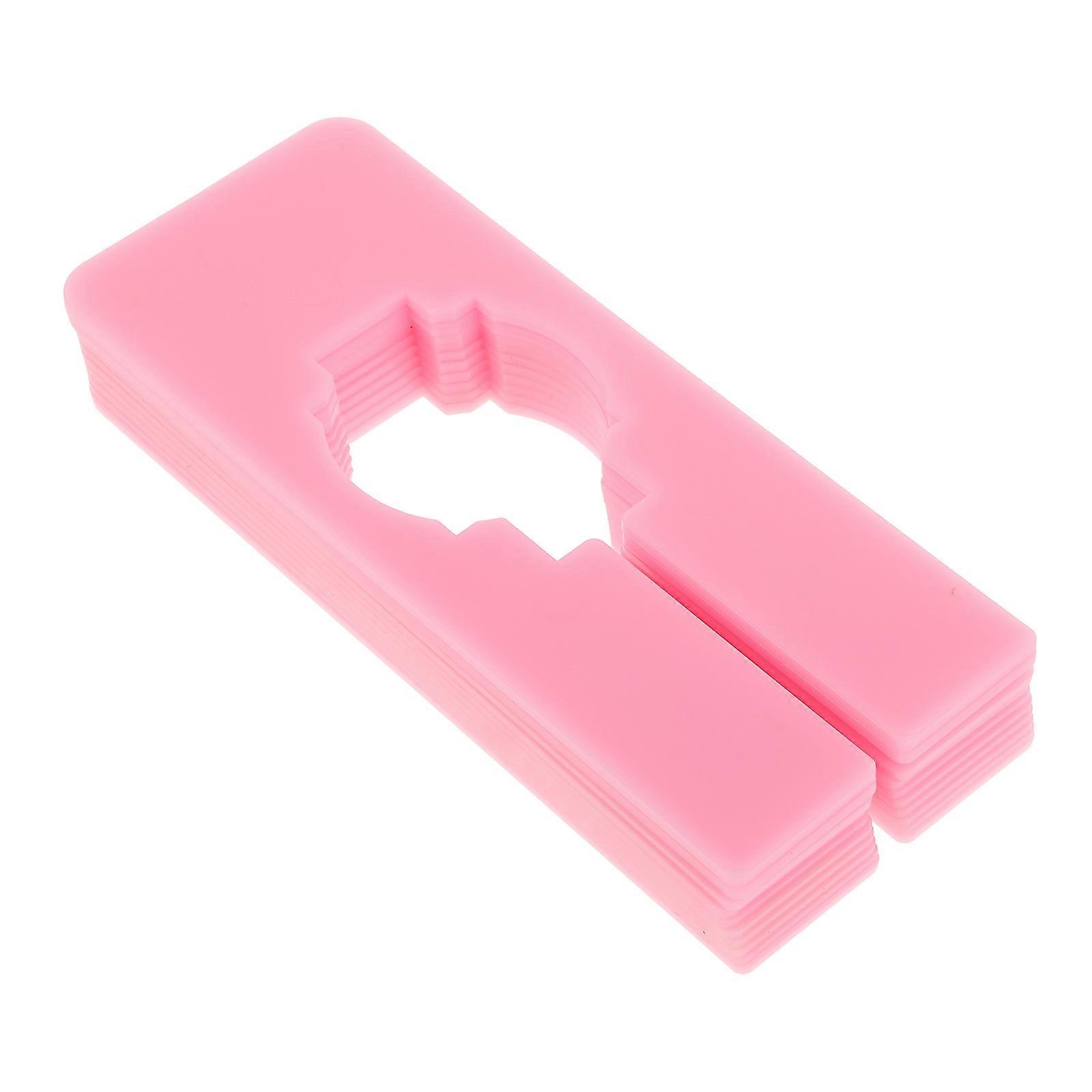Clothing Size Dividers 10Pcs Rectangular Closet Rack Partitions For Clothes Sorting In Wardrobe Organization And Reusable Pink