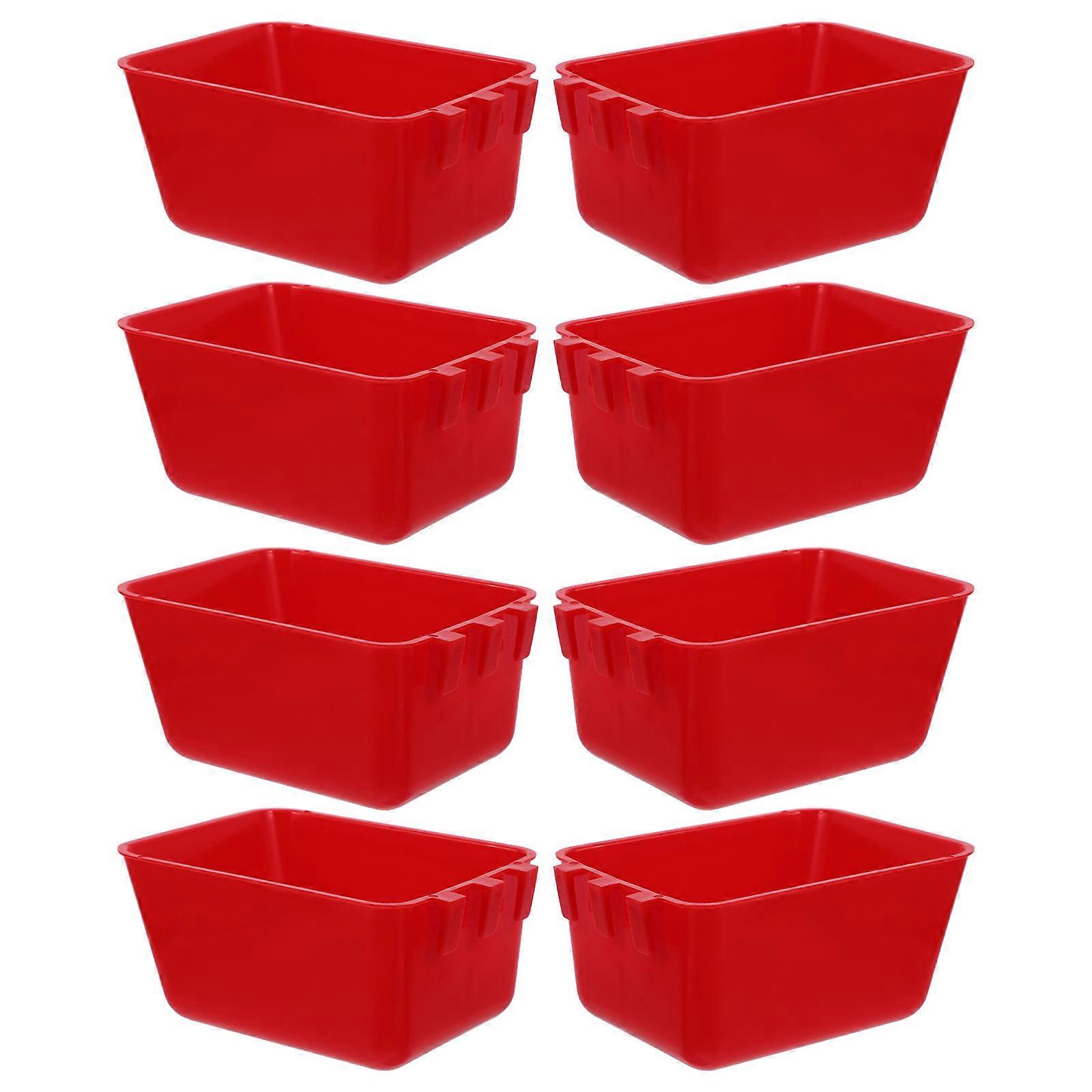 Plastic Water Feeder Bird Feeder 24Pcs For Pets Hanging Design 11.70X9.30X5.80CM Functional And Lightweight