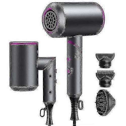 Foldable Negative Ionic Conditioning Hair Blow Dryer With Cool Button