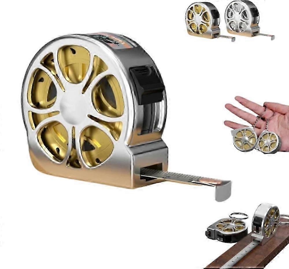 Stainless Steel 2 Meter Retractable Tape Measure with Anti Rust and Waterproof Design for Durable and Accurate Use
