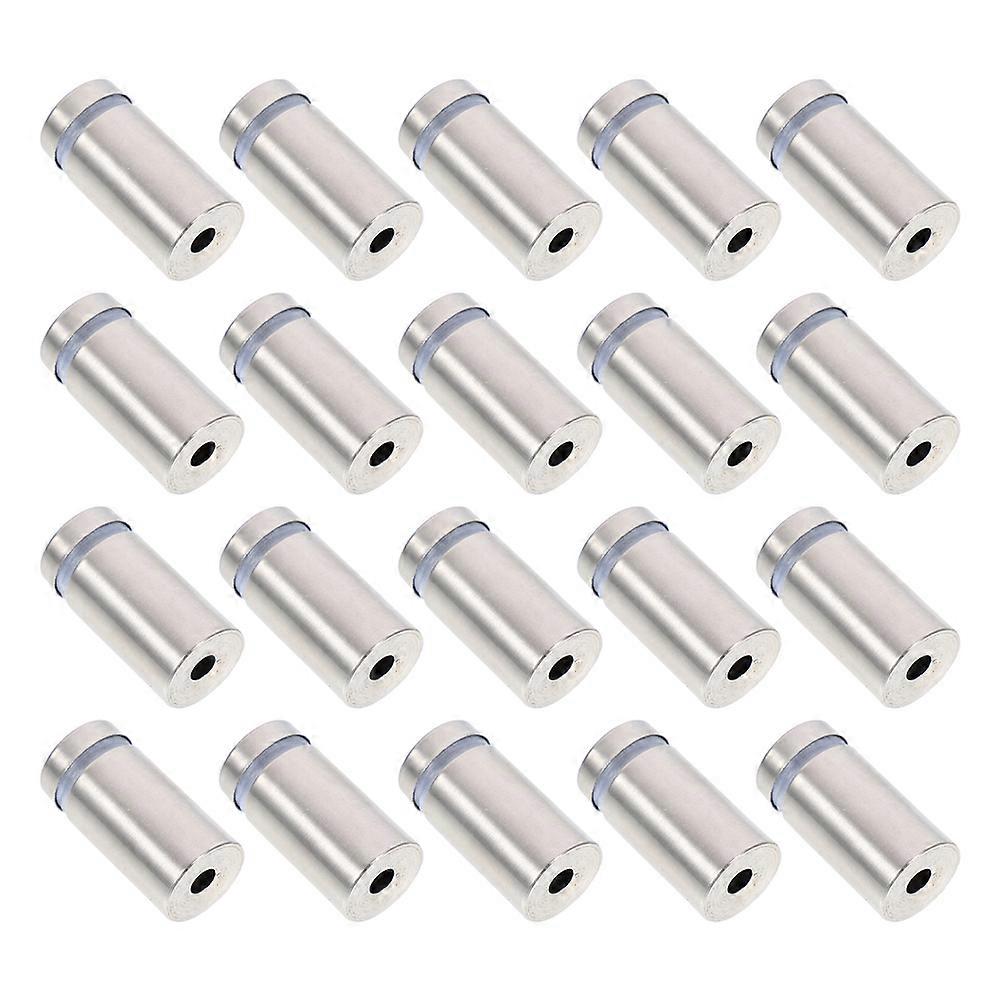 Standoff Screw for Advertising Boards 40Pcs Silver Stainless Material