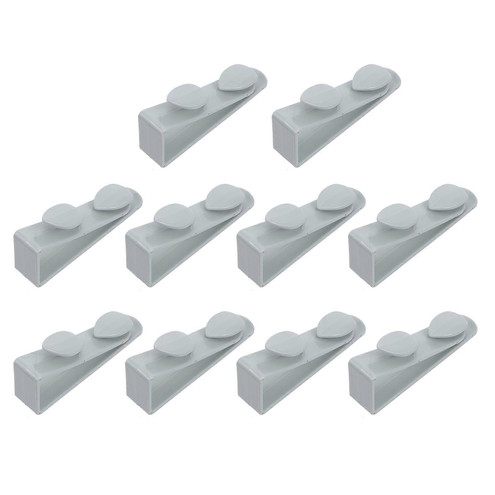 Rectangular Door Back Hooks For Kitchen Bedroom Living Room Organization In Blue 20 Pcs