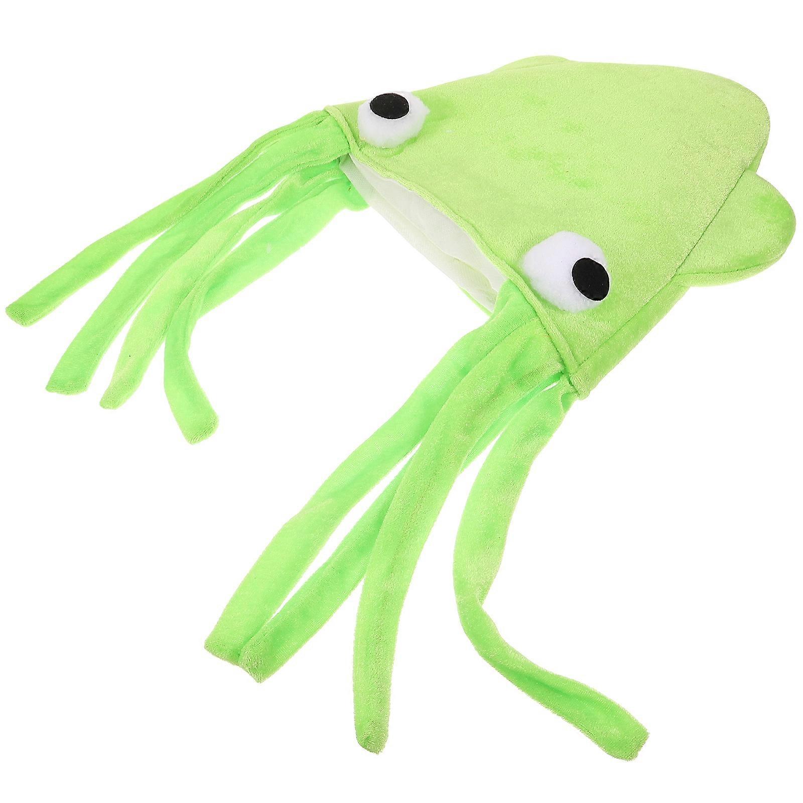 Creative Octopus Hat Decoration 2Pcs Ideal For Celebration And Photo Session Comfortable Squid Headdress For Partygoers