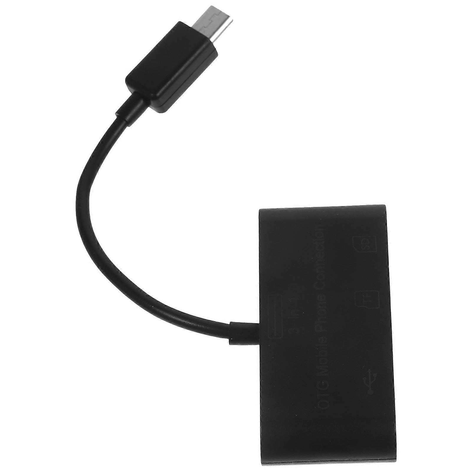 Otg Mobile Phone Reader 3 in 1 Connection Kit with Micro USB Adapter
