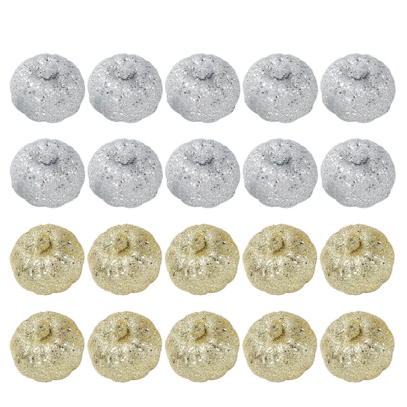 Creative Pumpkin Decor Halloween Small Pumpkin Prop for 80Pcs