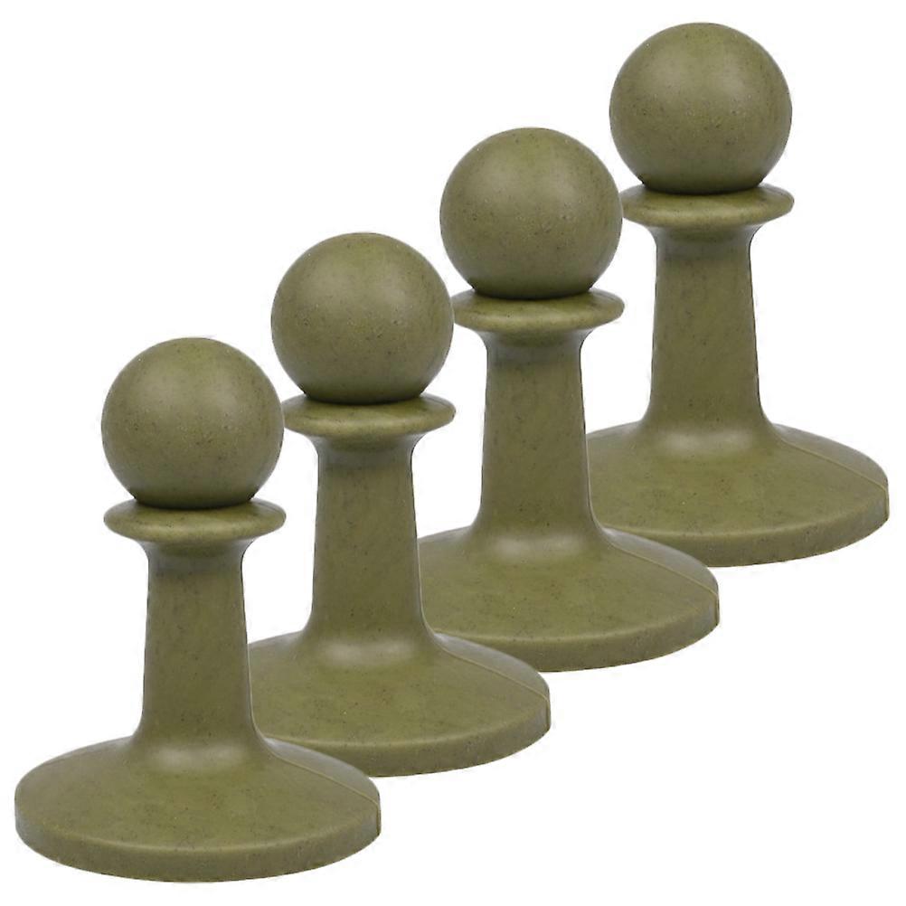 Camping Anti-Thunder Hat Protective Cap 12Pcs Olive Green
