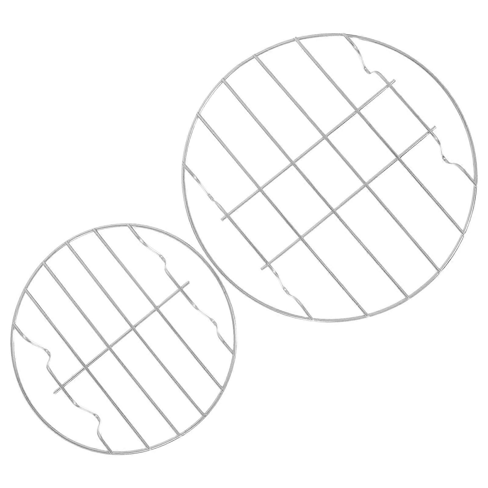 Multi-Functional Steamer Stainless Steel Rack for Cooking 2Pcs Safe Steamer