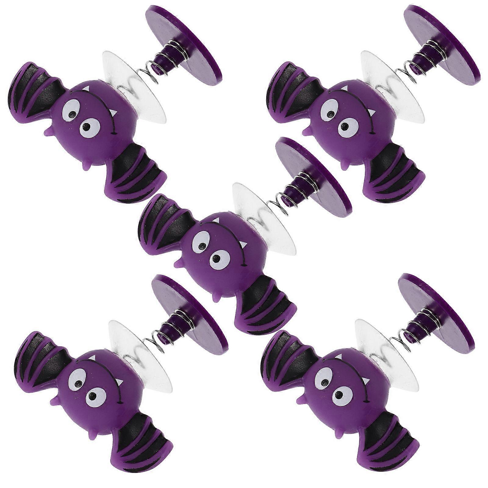 Purple Halloween Spring Toy Cartoon Jumping Toy for Playing 25Pcs Set