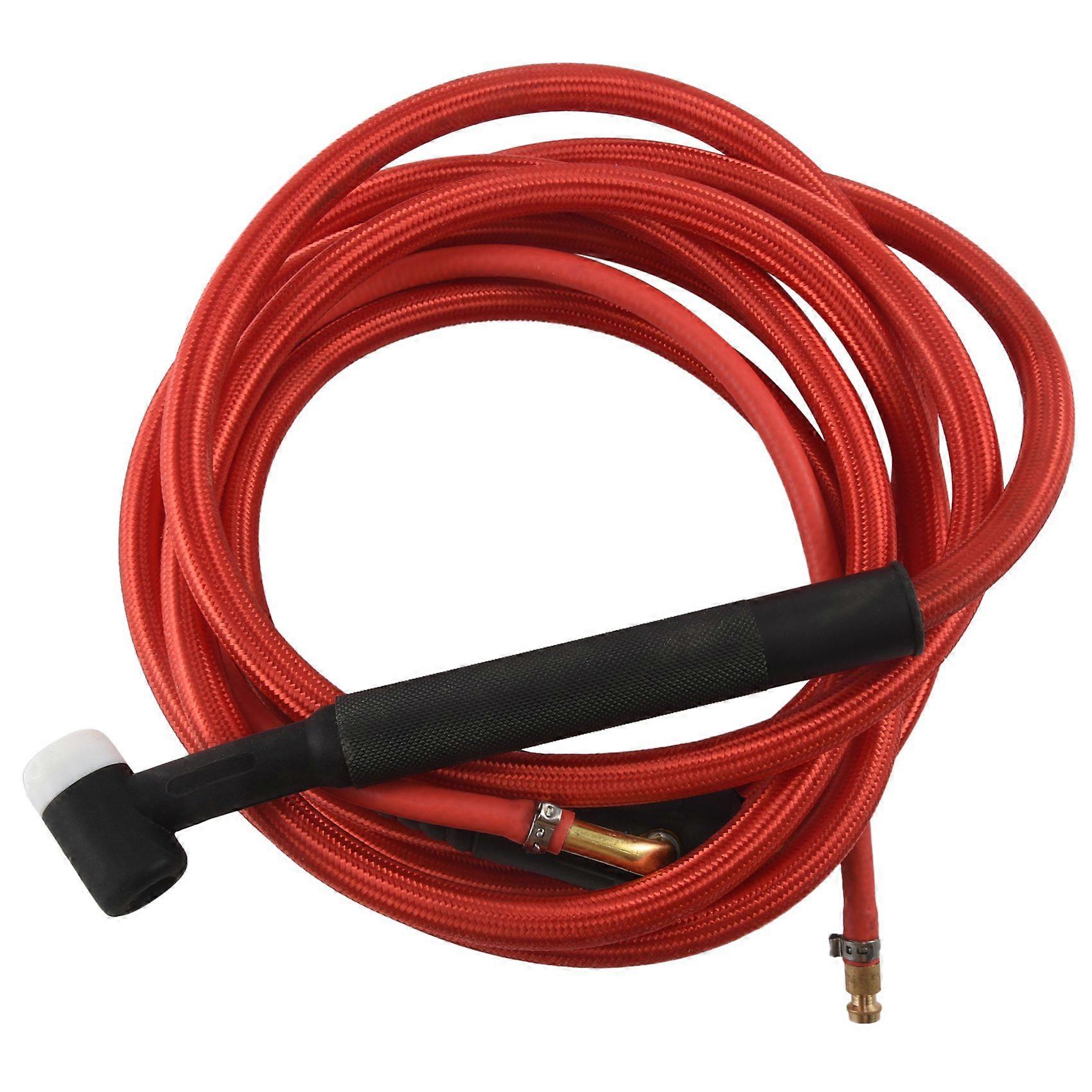 WP17F TIG Welding Torch Quick Connector Gas-Electric Integrated Red
