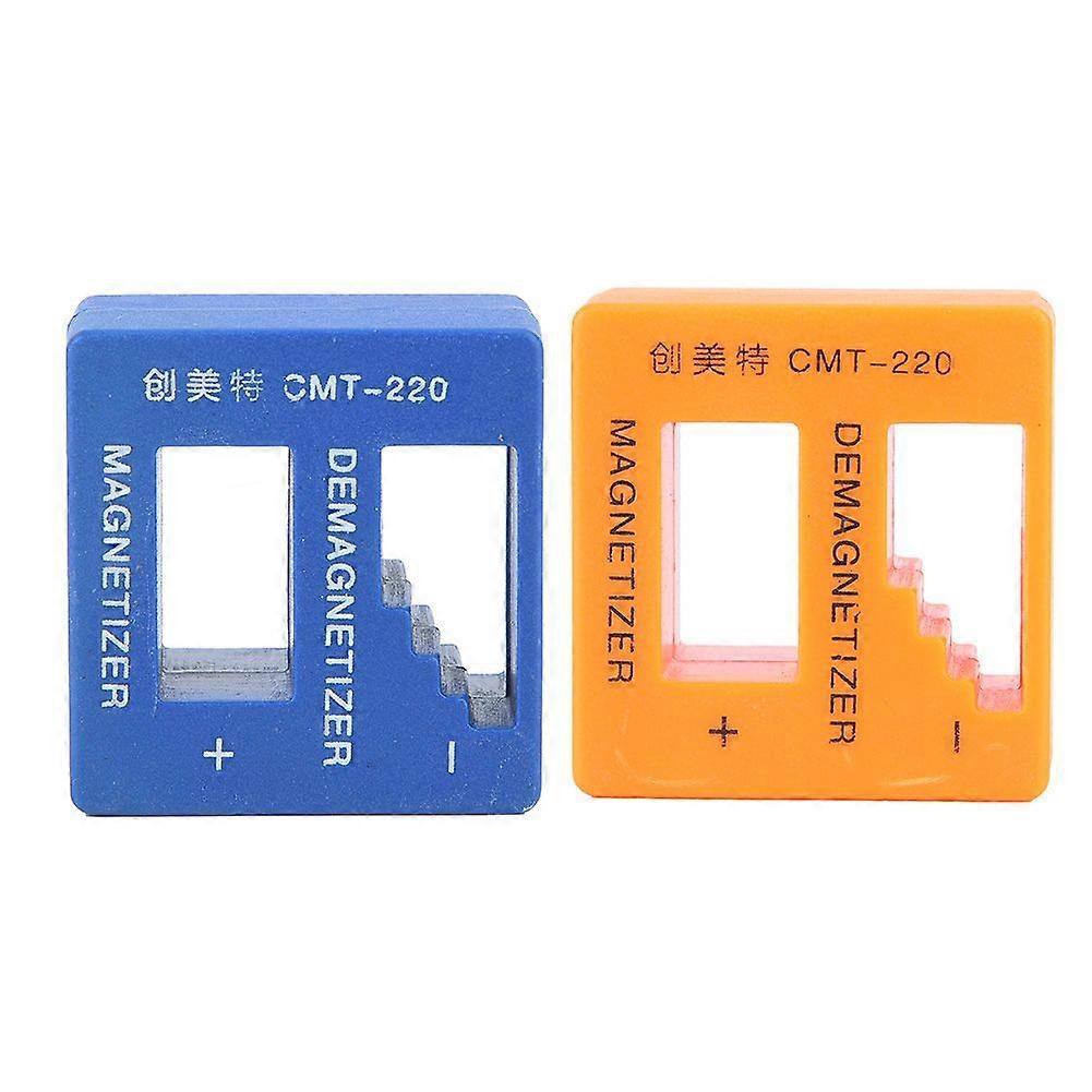 2pcs 2 in 1 Quick Magnetization and Demagnetization Tool Magnetic for Screwdriver