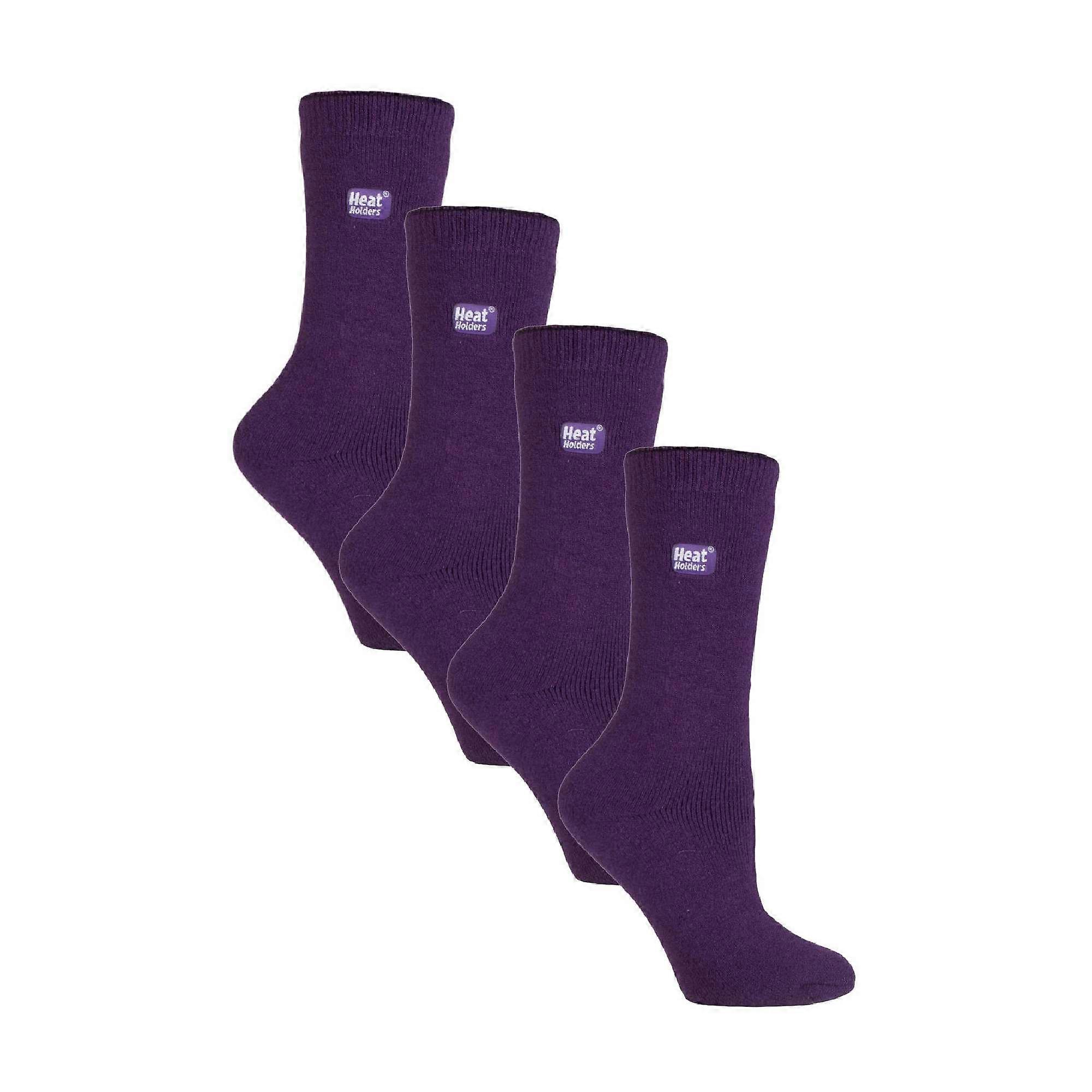 Heat Holders - 4 Pairs Ultra Lite Thermal Ladies Socks