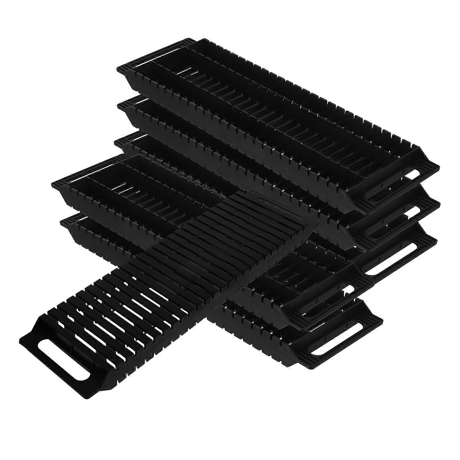 Anti-Static Pcb Storage Racks 6Pcs Circuit Board Holders Plastic Stands
